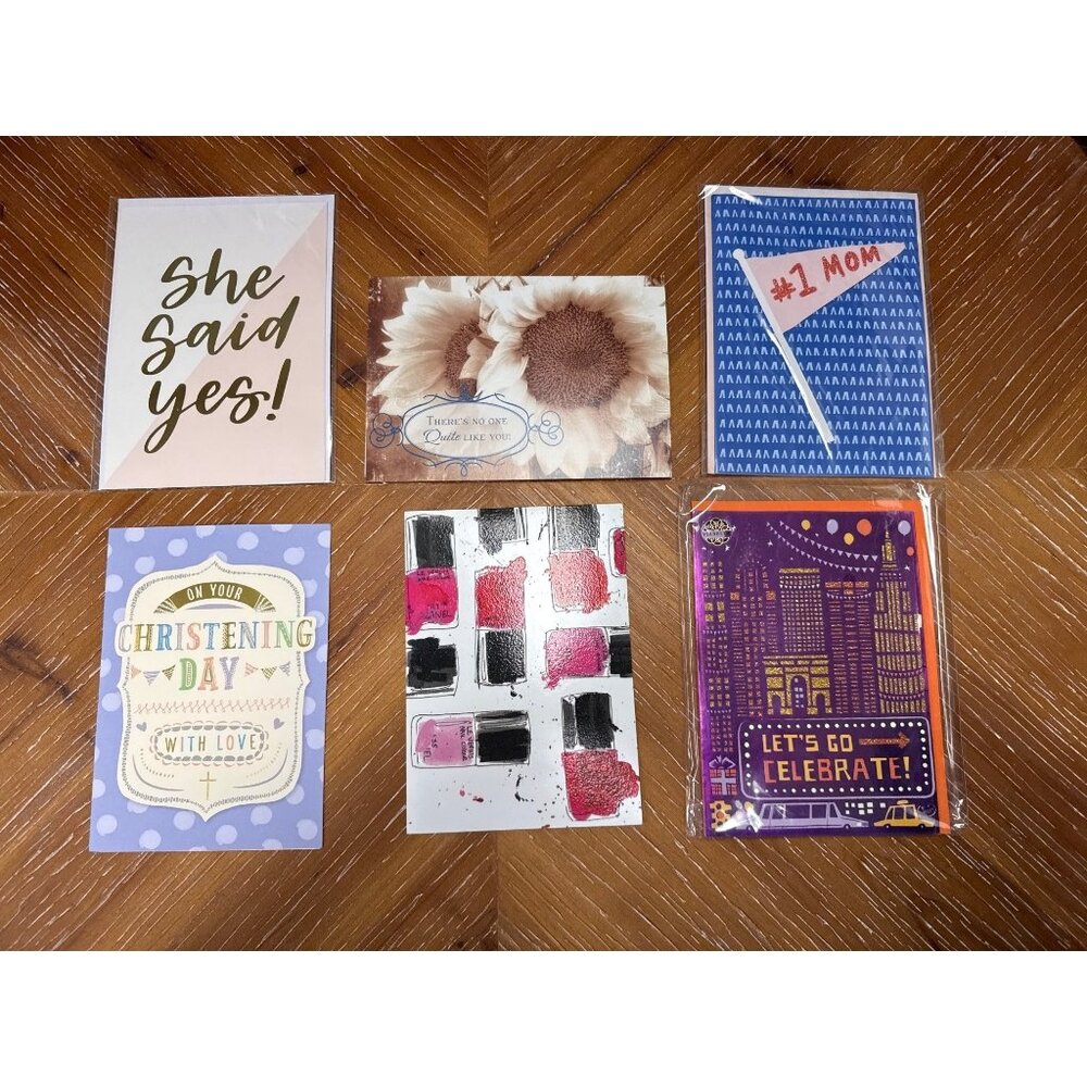 Vintage Greeting Card Collection Mixed Occasions Paper Ephemera